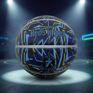 Ballon de basketball en caoutchouc premium - Chambre à air en latex, surface antidérapante pour jeu en extérieur/intérieur, rebond élevé, options de logo/couleur personnalisées - Product Image 4
