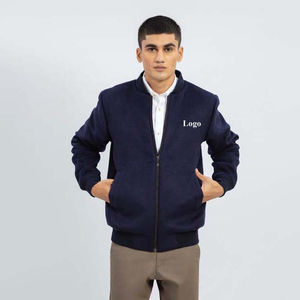 Blouson Bomber Varsity Personnalisé pour Homme, Corps Noir Respirant, Séchage Rapide, Hiver, Logo Frontal, Livraison Rapide - Product Image 2