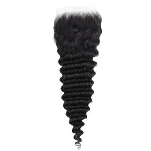 Deep Wave Water Wave Loose Wave Human Hair Lace <b>Frontal</b> <b>Wig</b> Remy Hair Black Style Soft Fullness - Product Image 3