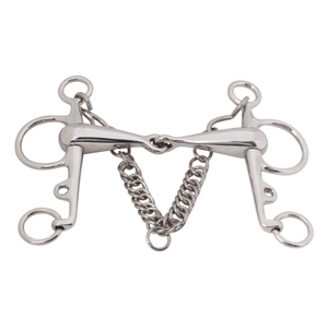 Mors de cheval en acier inoxydable avec chaîne pour équipement d'équitation ZUMA ENTERPRISES MS-TA-WMCB-002 - Product Image 5