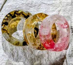 Marble Effect Premium Quality Eco-Friendly Contemporary <b>Clear</b> Resin Napkin Ring Transparent Restaurant Wedding <b>Table</b> Decoration - Product Image 3