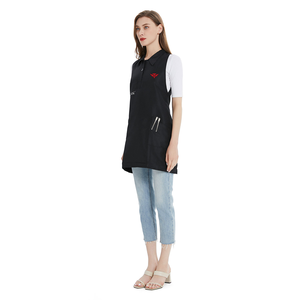 Batas de poliéster con logotipo personalizado para estilistas, uniformes de barbero, chaleco, ropa de trabajo impermeable para salón, capa para cortar el cabello - Product Image 5
