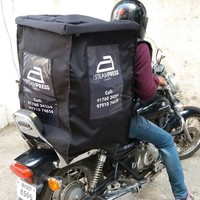 2026 The Steampress Company Top-case de moto 40L Noir Imperméable, sac de livraison pour la modernisation et la personnalisation