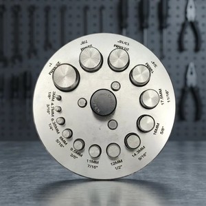 Round Shape Disc Cutter <b>Set</b> of 14 <b>Punches</b> for Jewelry Making Metal Stamping Cutting Tool | GS589U-03 - Product Image 2