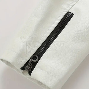 เสื้อแจ็คเก็ตหนังผู้ชายมีสไตล์ ซิปด้านหน้า น้ำหนักเบา ใส่ได้สองด้าน สวมใส่สบาย ทนทาน เหมาะสำหรับใส่ในฤดูหนาว สไตล์สตรีท - Product Image 6