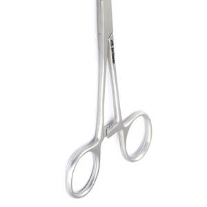 Pinzas Arteriales de 1 x 2 Dientes, Curvas y Dentadas, Rectas, de Acero Inoxidable, 5.5 Pulgadas, Rochester Ochsner Kocher, Manuales, Certificadas por la CE - Product Image 2
