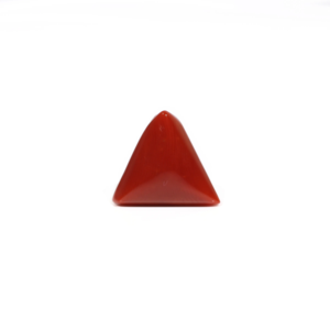 7 Carat Synthetic Red Coral Oval Cabochon Loose Gemstone Lot for Jewelry - Product Image 1