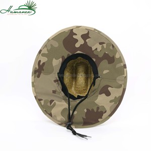 Việt Nam giá Tốt Việt Nam cao bồi theo phong cách mũ rơm màu nâu với một thuận tiện trở lại dù để che nắng mô hình ha277 - Product Image 6