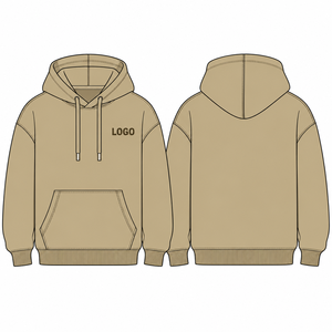 Sweat à capuche Hip Hop personnalisé, streetwear décontracté, vintage, surdimensionné, de haute qualité, à manches longues, pour le sport - Product Image 2