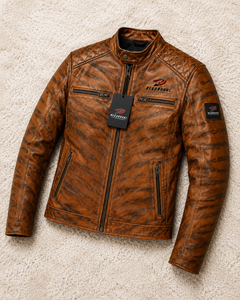 Chaqueta de Aviador de Piel de Oveja Premium para Hombre, Diseño con Capucha Desmontable, para Uso Casual y al Aire Libre, OEM, ODM, Marca Privada - Product Image 4