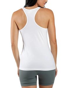 <b>Top</b> Quality Custom Colors Ribbed Women Premium Streetwear Fashion Sleeveless Tank <b>Top</b> Stretch Spandex Breathable Eco-Friendly - Product Image 5