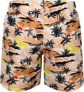 <b>Men's</b> Tropical Print Board Shorts Quick Dry Swim <b>Trunks</b> With Pockets Mid Rise Drawstring Casual Beachwear - Product Image 4