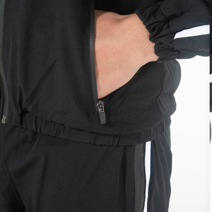 Conjunto Deportivo Masculino de Alta Calidad, Ligero, de Nailon y Poliéster, con Cremallera Completa y Franjas Laterales, Traje Deportivo Informal para Hombre - Product Image 5