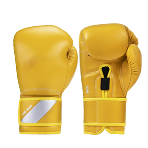 Gants de boxe professionnels de compétition, taille/couleur/logo personnalisés, imperméables, antidérapants, légers, fermeture à lacets, en PU UV - Product Image 1