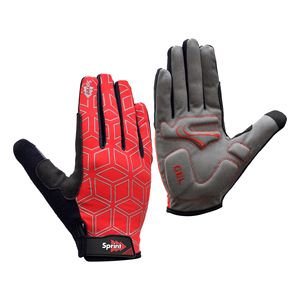 Gants de cyclisme noirs à doigts entiers, respirants, avec paume en gel antidérapante, pour le vélo et les sports de plein air - Product Image 4