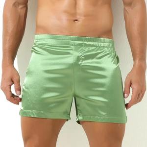 Pantalones cortos de pijama para hombre, ropa interior suave y sedosa, bóxers para hombre, pantalones cortos para dormir, ropa de casa, pantalones cortos holgados para descansar - Product Image 5