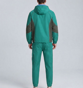 Custom Polyester Zip up Blank Oversized <b>Reflective</b> Waterproof Windproof Nylon <b>Jacket</b> and Track Pants Jogger Sets Nylon Tracksuit - Product Image 2
