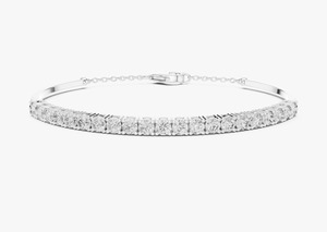 Pulsera de diamantes con acabado dorado de exportador indio, pulsera de diseño moderno para mujer, colección para bodas y regalos, disponible para la venta. - Product Image 2