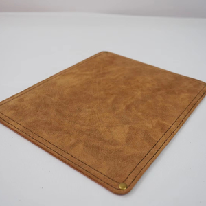 Elegant Genuine Leather <b>Mouse</b> Pad Case High End Cowhide Desk Mat Smooth Real Leather Laptop Mat for Professionals LMP-0025 - Product Image 1