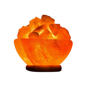 Idea de Regalo: Lámpara de Sal con Trozos de Sal para Cuenco de Fuego, Luz Ambiental Suave, Oferta a Precio Mayorista - Product Image 6