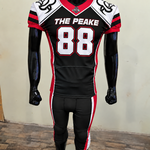 Bulk Women's American Football Uniform Set Personalized Performance Jersey <b>Pants</b> Breathable <b>Spandex</b>/Polyester Elastic Waist Team - Product Image 4