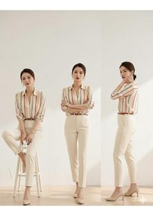 Women's Floral Printed Button Down <b>Western</b> <b>Shirt</b> with Collar Neck and Rolled-Up Long Sleeves in Relaxed Fit - Product Image 4