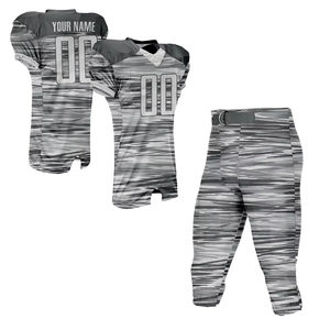 Conjunto de Uniforme de Fútbol Americano Personalizado con Camiseta de Manga Corta y Pantalones para Equipos, Proveedor Mayorista Sublimado, 100% Poliéster - Product Image 4