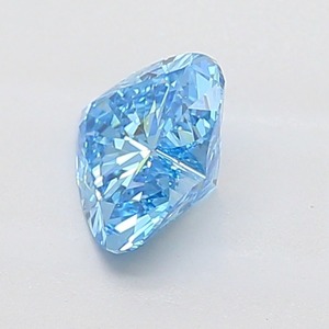 Diamant bleu fantaisie de 1,60 ct, forme cœur, pureté VS2, certifié, diamant bleu de luxe - Product Image 4