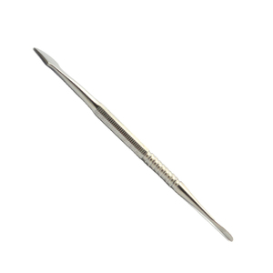 Couteau à cire dentaire 13 cm, manche en bois, acier inoxydable et silicone, certifié CE, instrument manuel réutilisable pour usage chirurgical et mélange - Product Image 6