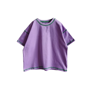 Nouvel Arrivage T-shirt d'été 100% Coton Respirant Compressé Grande Taille pour Enfants, Impression Personnalisée du Logo, Hauts Uniforme Scolaire - Product Image 5