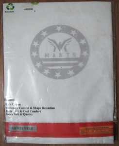 Vente en gros hommes 100% coton blanc string singulet sans couture entraînement fitness musculation maillot de corps entraînement gym débardeurs gilet - Product Image 4