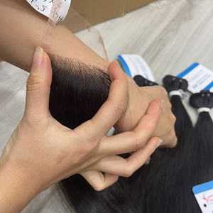 Extensiones de Cabello Humano Vietnamita Virgen 2x6 con Cierre de Encaje HD, Peluca de Cabello Pre-Arrancado, Venta al por Mayor - Product Image 2