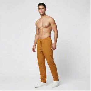 กางเกงขาบานสีดำทรงหลวมโอเวอร์ไซส์สำหรับผู้ชายกางเกงวอร์มผ้าไนลอนโพลีเอสเตอร์สำหรับวิ่งจ๊อกกิ้ง - Product Image 1