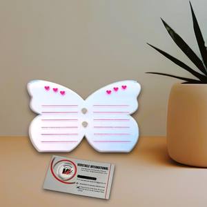 Plaque à cils en acrylique massif en forme de cœur et de papillon, outil de beauté pour extensions de cils, écologique, marque privée, vente en gros - Product Image 5