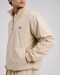 Chaqueta cortavientos de nailon ligera con media cremallera y cuello alto, transpirable y de secado rápido, para exteriores, de alto rendimiento, personalizable, tipo pullover, conjunto. - Product Image 2