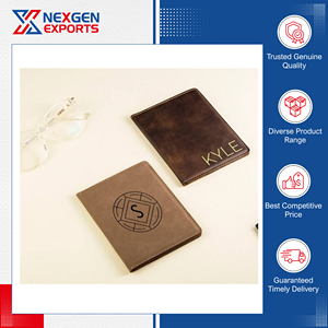 Exclusive Sale on Outstanding Quality Custom Size & Design Genuine Leather Luxury <b>Passport</b> Holder RFID Blocking Bi-Fold Closure - Product Image 6