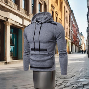 Fabricant pakistanais hommes sweats à capuche hiver teint uni coton/polyester respirant haute qualité personnalisable couleur unie quantité minimale de commande bas - Product Image 1