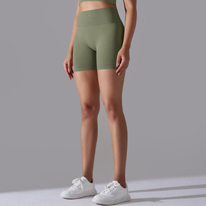 Conjunto Deportivo de Yoga de 2 Piezas para Mujer, Tela Elástica de Spandex, Secado Rápido, Ajuste Ceñido, Diseño Liso - Product Image 2