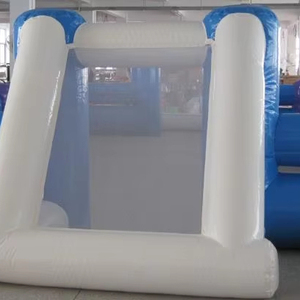 Grand terrain de football gonflable d'extérieur, équipement de divertissement amusant, tissu enduit de PVC universel - Product Image 1