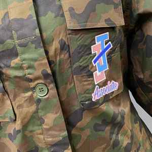 Veste camouflage Jack and Jill pour femme, manteau boutonné, logo brodé personnalisé, fabrication OEM, fournisseur en gros - Product Image 6