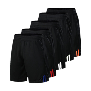Pantalones Cortos de Fútbol Personalizados al por Mayor Directamente de Fábrica, Pantalones de Jersey de Fútbol con Franjas e Impresión - Product Image 1