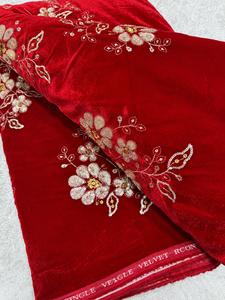 Tissu en maille brodé 100% polyester, écologique et respirant, poids moyen, pour vêtements - Product Image 6