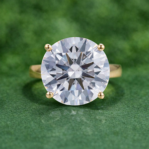 8ct VVS2วงแหวน CVD ตัดกลมสำหรับปลูกเพชร IGI ได้รับการรับรองเครื่องประดับทอง18K - Product Image 2