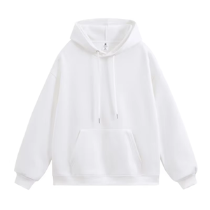 สเวตเตอร์ลำลองสำหรับฤดูหนาวสำหรับผู้ชายและผู้หญิงเสื้อวอร์มผ้าฝ้ายว่างเปล่าพิมพ์โลโก้ได้ตามต้องการ - Product Image 2