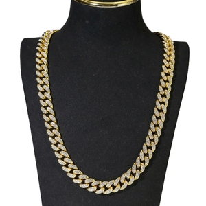 Cadenas de Collar Iced con Moissanita VVS al por Mayor para Hombre, de 13mm-22mm de Ancho, Plata Sólida 925, Oro Sólido 18k, Estilo Diamante, Eslabón Cubano Rapper - Product Image 6