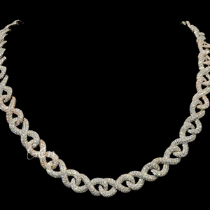 Collier chaîne cubaine en moissanite de qualité supérieure pour accessoires de bijoux de marié de mariage, disponible à prix de gros - Product Image 6