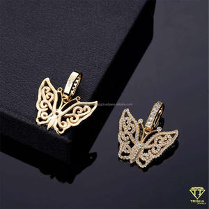 Elegante Collar de Mariposa con Diamante Moissanite VVS en Plata de Ley 925, Joyería de Moda - Product Image 6