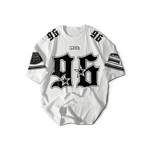 Camiseta Deportiva Extra Grande de Algodón, Personalizable con Logotipo y Número, Estilo Jersey de Fútbol Americano, Venta al Por Mayor, Suministro OEM - Product Image 2