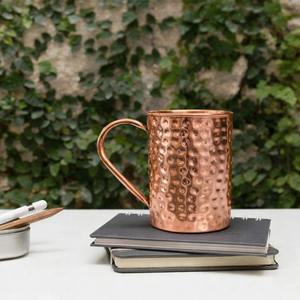 Mug en cuivre martelé, mug Moscow Mule en cuivre, mug en cuivre pur, mug à cocktail en cuivre, mug à bière en cuivre, mug à boire en cuivre - Product Image 4