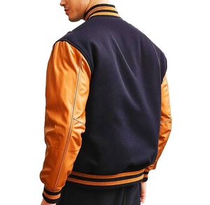 Mens Streetwear Varsity Letterman <b>Jacket</b> Premium <b>Leather</b> High Quality Embroidery <b>Winter</b> Style - Product Image 6